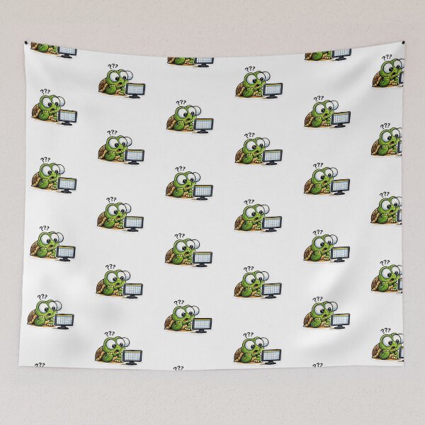 Item preview, Funny Confused Turtle Proficient In Excel Spreadsheet Sticker designed and sold by yanejoy.