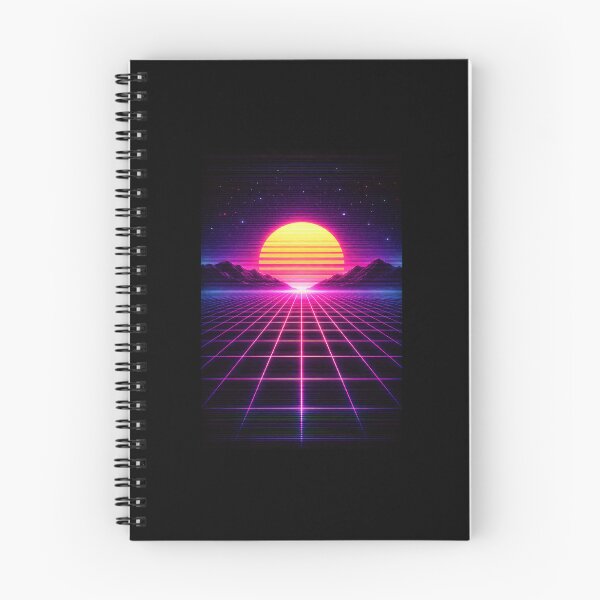 Item preview, Synthwave Sunset Grid designed and sold by Pixolon.