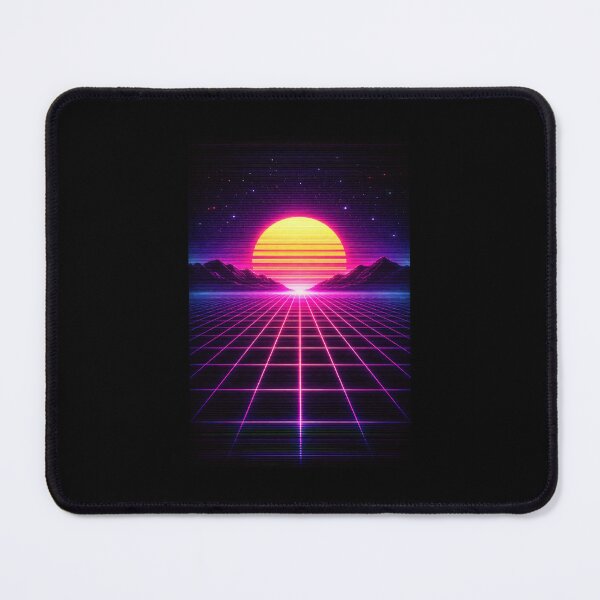 Item preview, Synthwave Sunset Grid designed and sold by Pixolon.