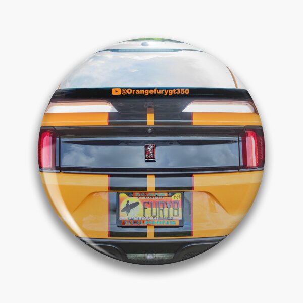 Item preview, 2020 Ford Shelby Mustang GT350 Twister Orange Muscle Car 3/4 Profile Art designed and sold by RichFrancoCars.