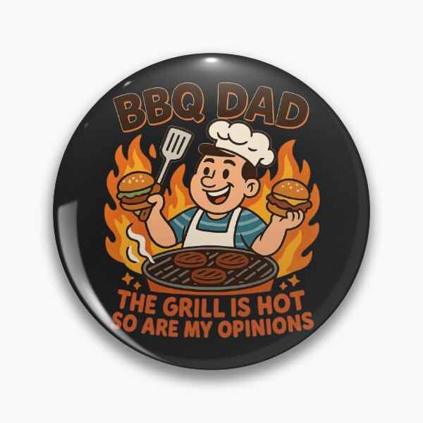 Item preview, Funny BBQ Dad Apron designed and sold by Log77.