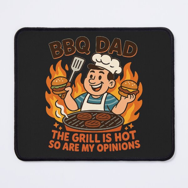 Item preview, Funny BBQ Dad Apron designed and sold by Log77.
