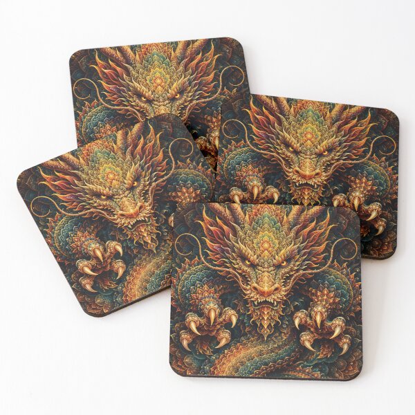 Item preview, Psychedelic Mandala Dragon designed and sold by hyperbeast store.