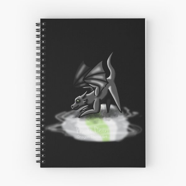 Item preview, Black Agender Pride Puddle Dragon designed and sold by dragonthorn-art.