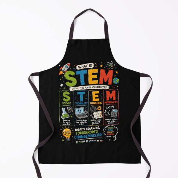 Item preview, Science Technology Engineering Mathematics Educational Design STEM designed and sold by Genius Geek.