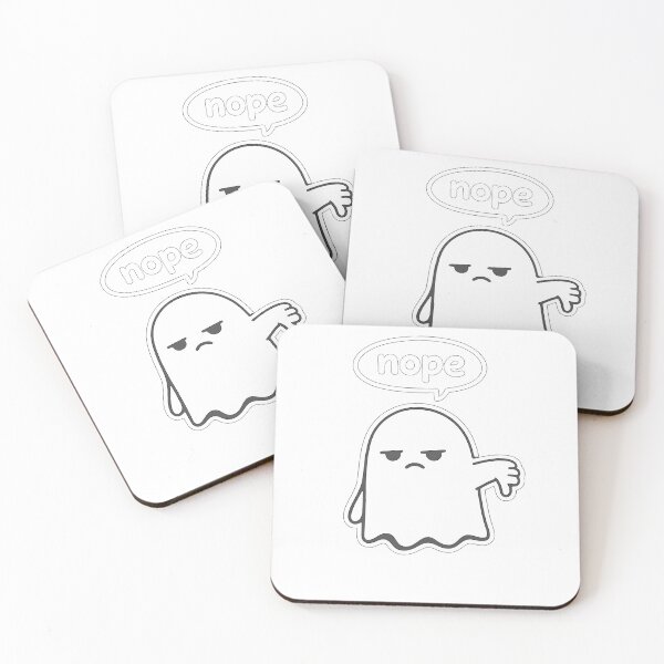 Item preview, Nope Ghost – Too Tired to Haunt designed and sold by AVINN-SENPAI.