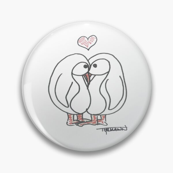 Item preview, PINGUINI INNAMORATI WITH HEART designed and sold by Thalmann Designs TM.