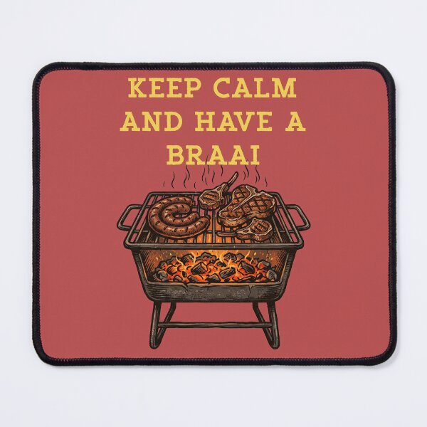 Item preview, Keep Calm And Have A Braai Grill Master BBQ designed and sold by d247.