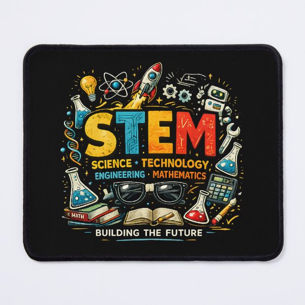 Item preview, Science Technology Engineering Mathematics Educational Design STEM designed and sold by Genius Geek.