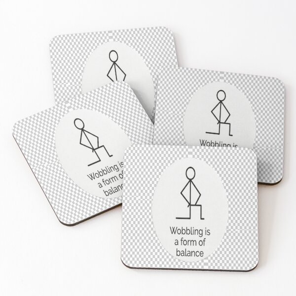 Item preview, Wobbling Is A Form Of Balance Funny Yoga designed and sold by moTshiTshi.