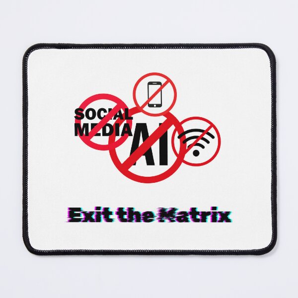 Item preview, Anti-Digital Distraction "Exit the Matrix" Graphic designed and sold by RickTShop.