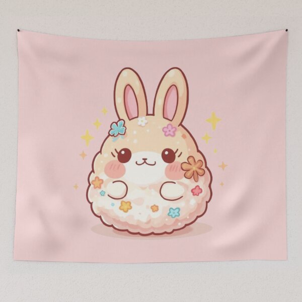 Item preview, Mochi Bunny Kawaii Sticker designed and sold by Stylestickers55.