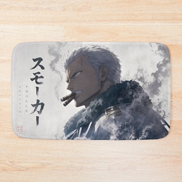 Item preview, Smoker One Piece Anime Poster | White Hunter Marine Vice Admiral Art Print | Epic Manga Character Wall Decor designed and sold by Dyan4.