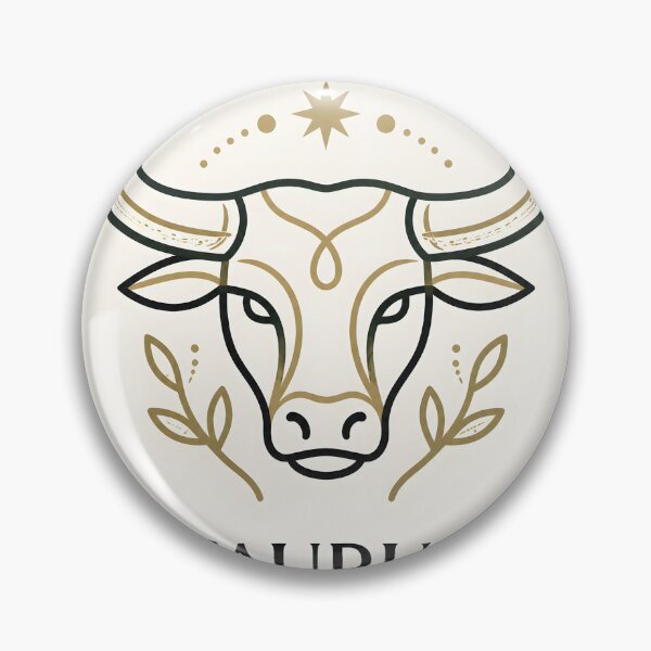 Item preview, Elegant Taurus Zodiac: Celestial Bull Line Art Design designed and sold by Clavivs.