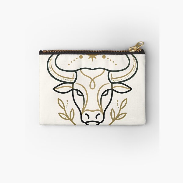 Item preview, Elegant Taurus Zodiac: Celestial Bull Line Art Design designed and sold by Clavivs.