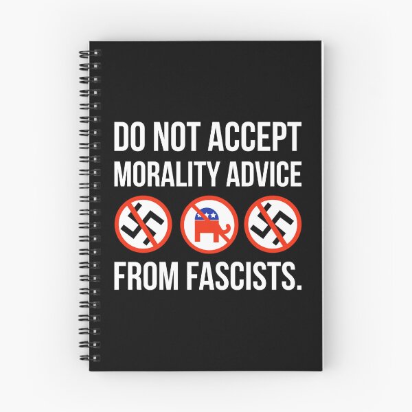 Item preview, Do not accept morality advice from fascists. designed and sold by Rachel the Artist .