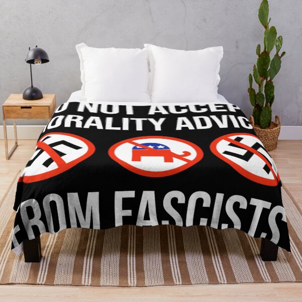 Item preview, Do not accept morality advice from fascists. designed and sold by Rachel the Artist .
