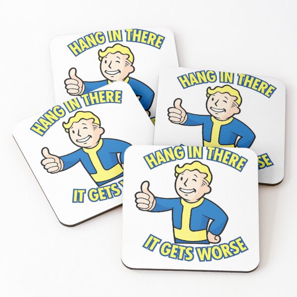 Item preview, Hang In There, It Gets Worse – Funny Vault Survivor Meme Design | Retro Gaming Humour Graphic designed and sold by GarnerSupplyCo.
