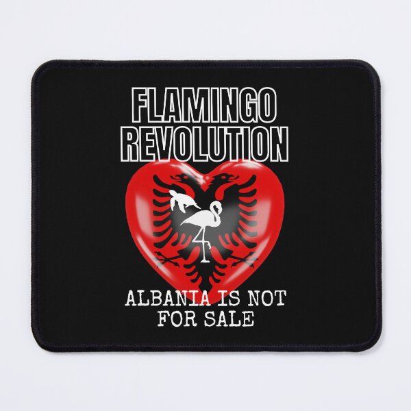 Item preview, Albania Is Not For Sale Shirt - Flamingo Revolution Turtle Wildlife Protest Design designed and sold by EarthArtDesigns.