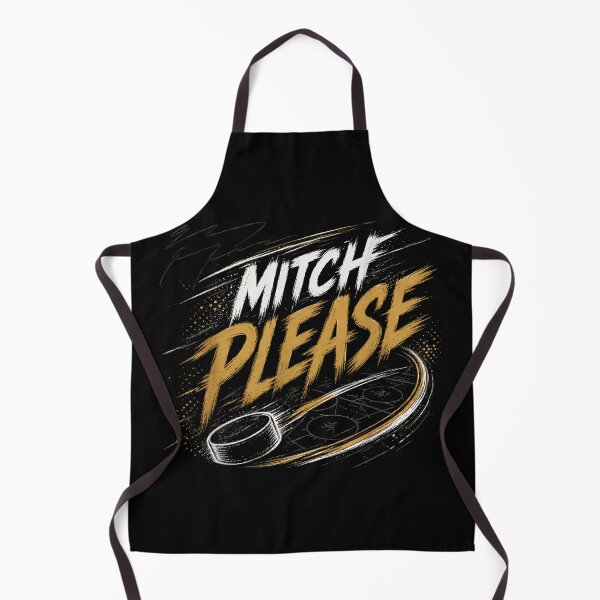 Item preview, Mitch Please Ice Hockey Puck Brush Stroke Sports Typography Graphic Design designed and sold by StanaLuis.