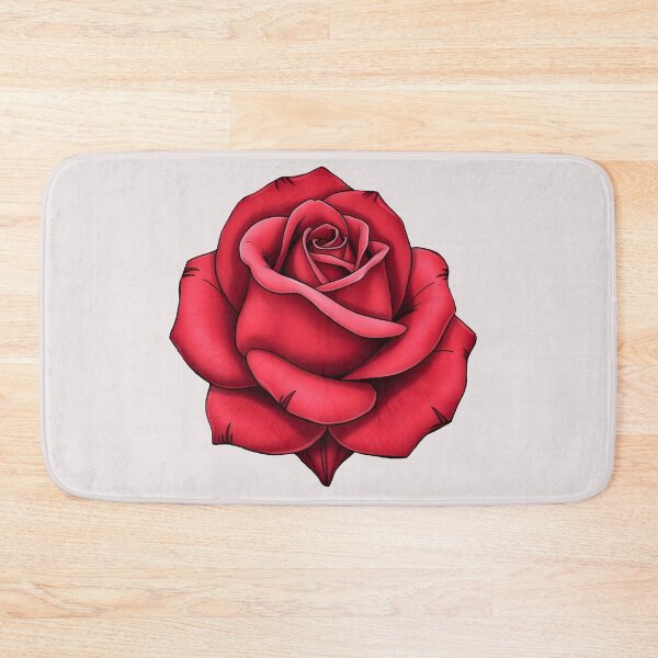 Item preview, Red Rose Bloom Cutout – Digital Floral Illustration designed and sold by EmeraldeaArt.