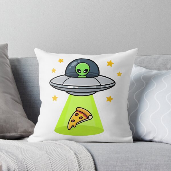 Item preview, Funny UFO Pizza Alien Tractor Beam Space Humor Kawaii designed and sold by how-is-design.