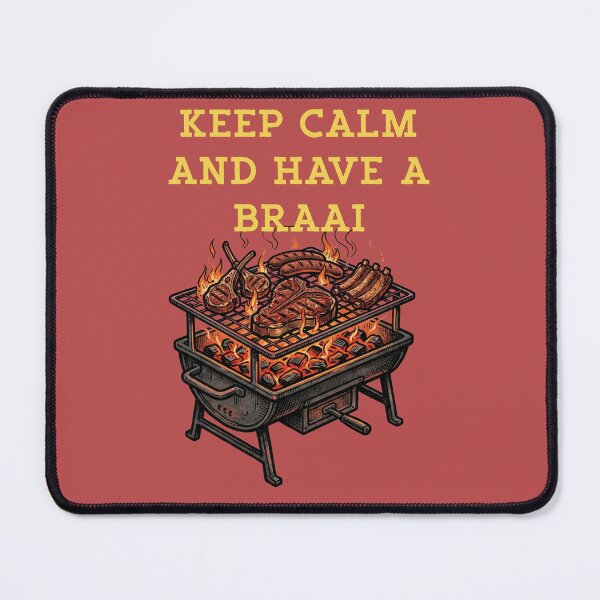 Item preview, Keep Calm And Have A Braai BBQ Grill Master Meat designed and sold by d247.