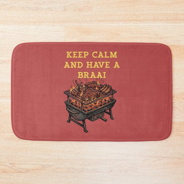 Item preview, Keep Calm And Have A Braai BBQ Grill Master Meat designed and sold by d247.