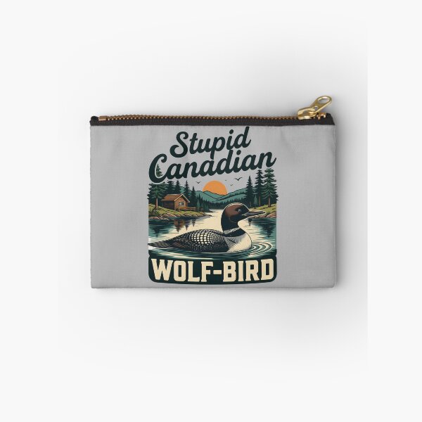 Item preview, Heated Rivalry Stupid Canadian Wolf Bird Ice Hockey Couple Romance designed and sold by PatelCarol.