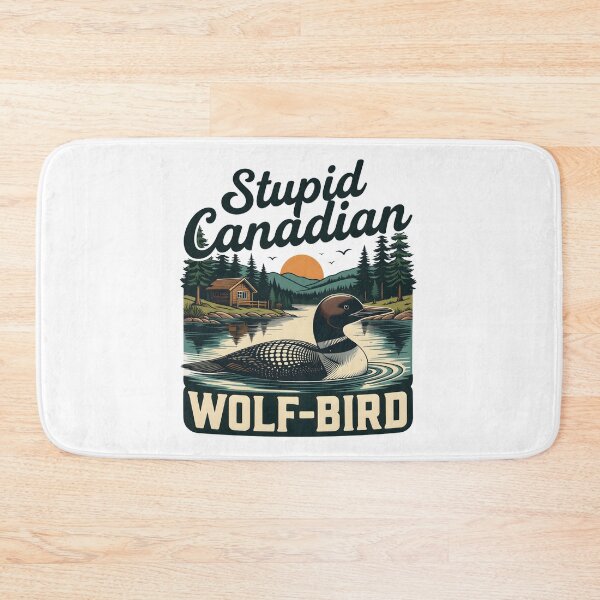 Item preview, Heated Rivalry Stupid Canadian Wolf Bird Ice Hockey Couple Romance designed and sold by PatelCarol.