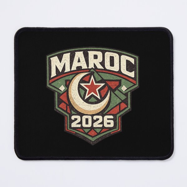 Item preview, Morocco 2026 Retro Vintage Football Fan T-Shirt designed and sold by ArthUpscale.