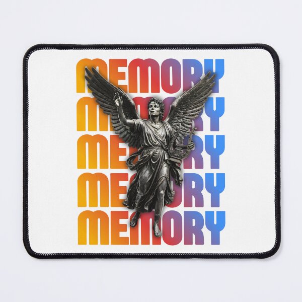 Item preview, In Loving Memory King of Pop - Retro Typographic Angel designed and sold by Dhenin Studio.