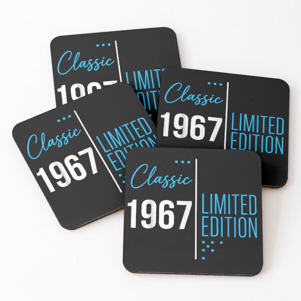 Item preview, Classic 1967 Limited Edition Retro Birthday Graphic Typography Minimalist Aesthetic designed and sold by Capisedo.