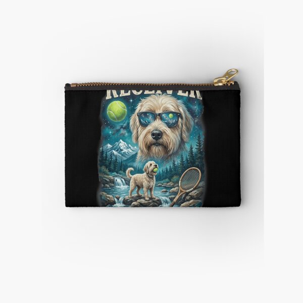 Item preview, Receiver Dog Wearing Sunglasses Cosmic Mountain Galaxy River Tennis Ball Art designed and sold by Capisedo.