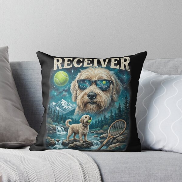 Item preview, Receiver Dog Wearing Sunglasses Cosmic Mountain Galaxy River Tennis Ball Art designed and sold by Capisedo.