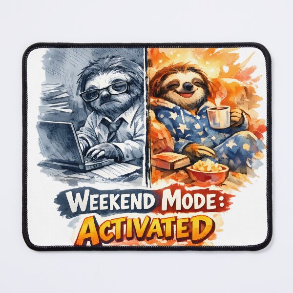 Item preview, Weekend Mode Activated designed and sold by PatiImagination.