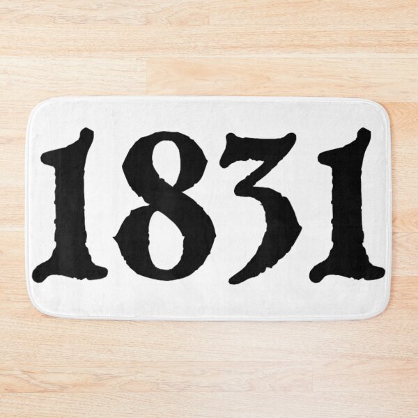 Item preview, Vintage Distressed 1831 Established Year Black Textured Grunge Typography Aesthetic designed and sold by Capisedo.