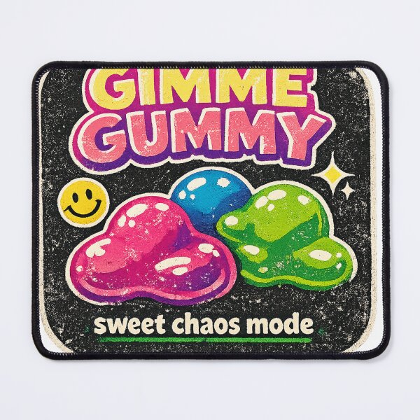 Item preview, Gimme Gummy — Sweet Chaos Mode designed and sold by VaultInk.