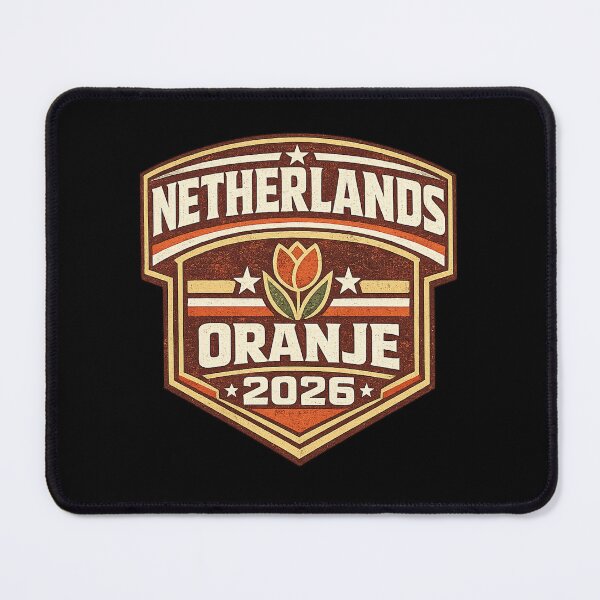 Item preview, Netherlands Oranje 2026 Retro Vintage Football Fan T-Shirt designed and sold by ArthUpscale.