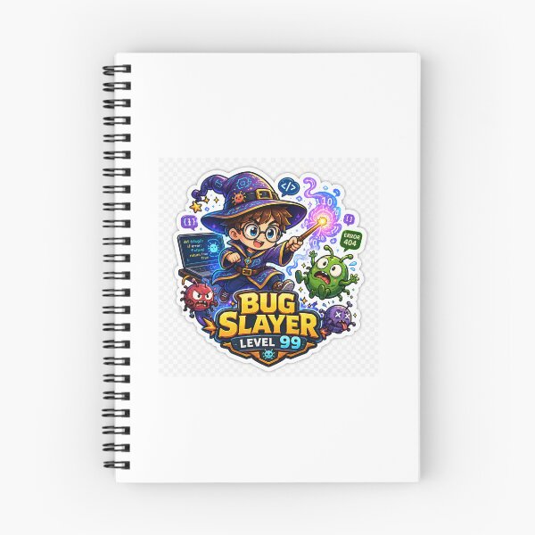 Item preview, Bug Slayer Level 99 – Developer Debugging Sticker designed and sold by MinimalMood Studio.