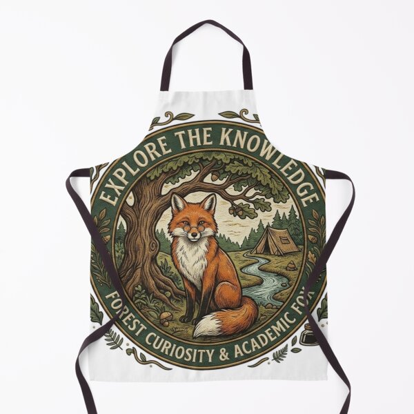 Item preview, Academic Fox Exploring Knowledge - Nature & Scholarly Forest Aesthetic designed and sold by QUIRKFITs.