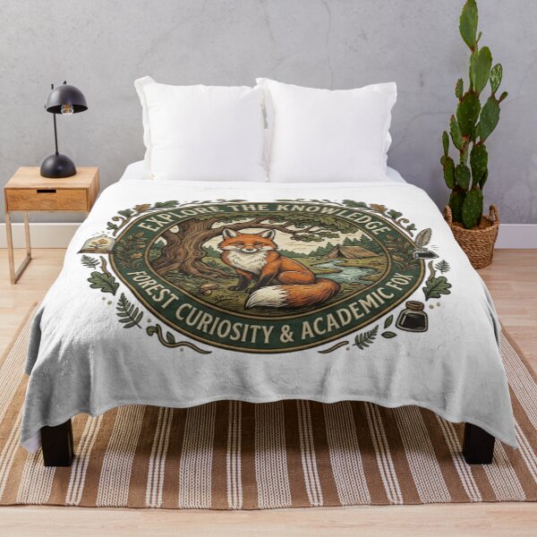 Item preview, Academic Fox Exploring Knowledge - Nature & Scholarly Forest Aesthetic designed and sold by QUIRKFITs.