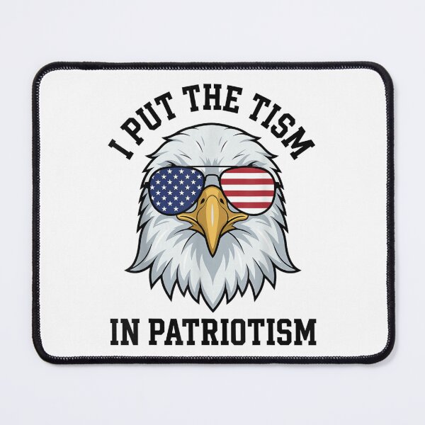 Item preview, I Put The Tism In Patriotism American Bald Eagle Sunglasses designed and sold by Capisedo.