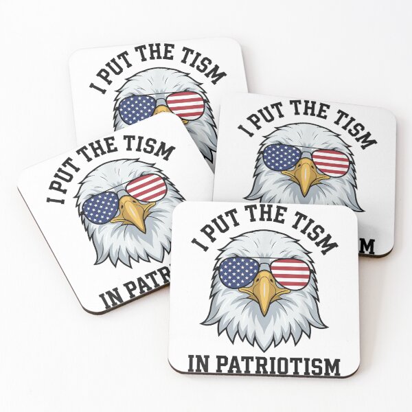 Item preview, I Put The Tism In Patriotism American Bald Eagle Sunglasses designed and sold by Capisedo.