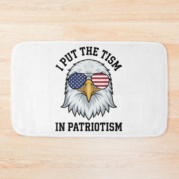 Item preview, I Put The Tism In Patriotism American Bald Eagle Sunglasses designed and sold by Capisedo.