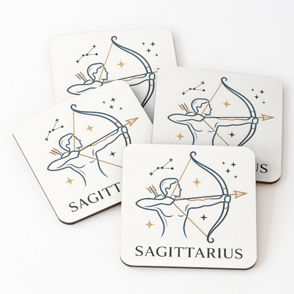 Item preview, Elegant Sagittarius Zodiac Archer Constellation Design designed and sold by Clavivs.