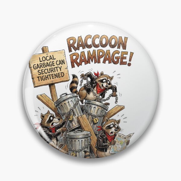 Item preview, Raccoon Rampage Garbage Bandits designed and sold by graficsfx.