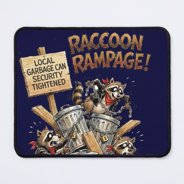 Item preview, Raccoon Rampage Garbage Bandits designed and sold by graficsfx.