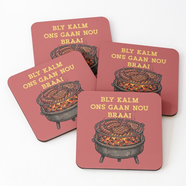 Item preview, Bly Kalm Ons Gaan Nou Braai South Africa BBQ designed and sold by d247.