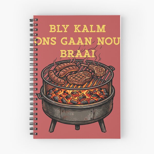 Item preview, Bly Kalm Ons Gaan Nou Braai South Africa BBQ designed and sold by d247.